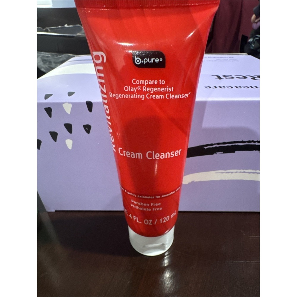 B Pure Revitalizing Cream Cleanser 4oz. SEALED
